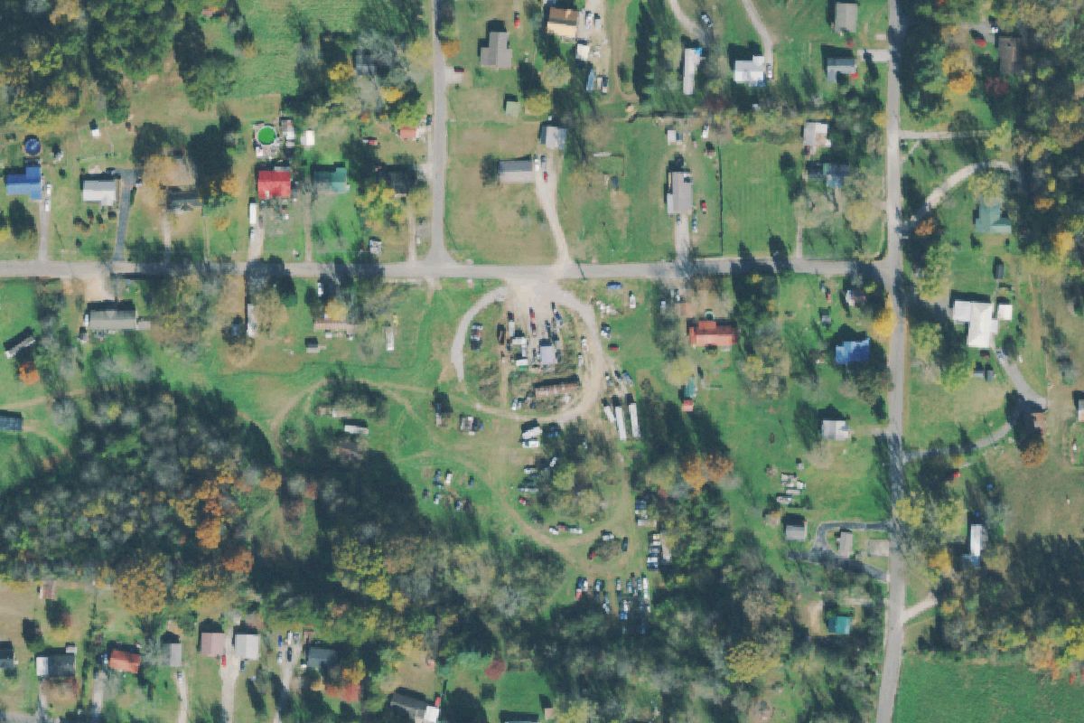 Aerial photo of Arney's Wrecker Service