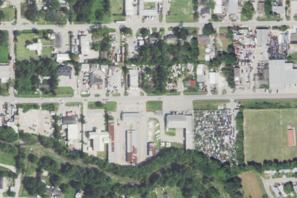 Aerial photo of A-Plaza Auto Parts