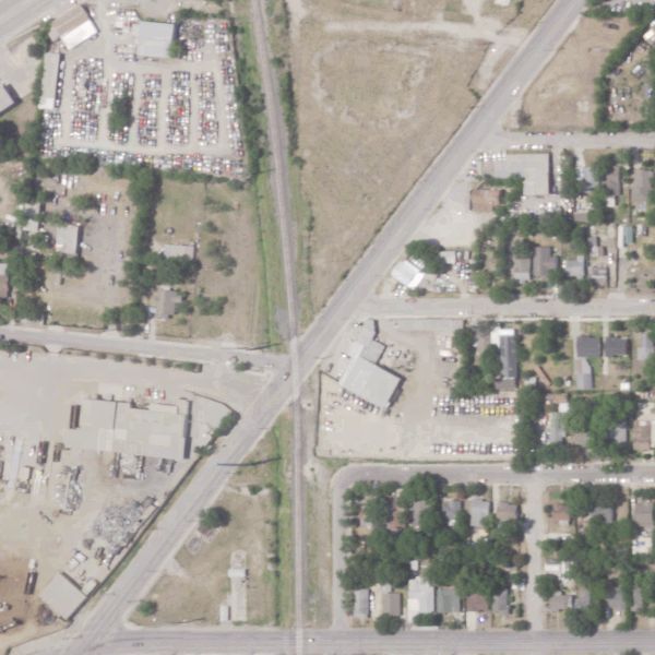 Aerial photo of Primary Auto Recycling and Towing Service
