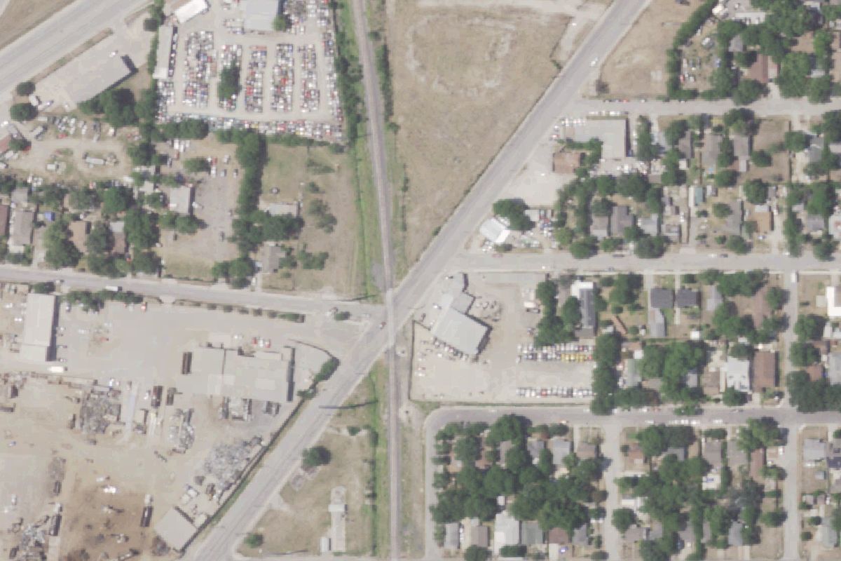 Aerial photo of Primary Auto Recycling and Towing Service at 602 Somerset Rd