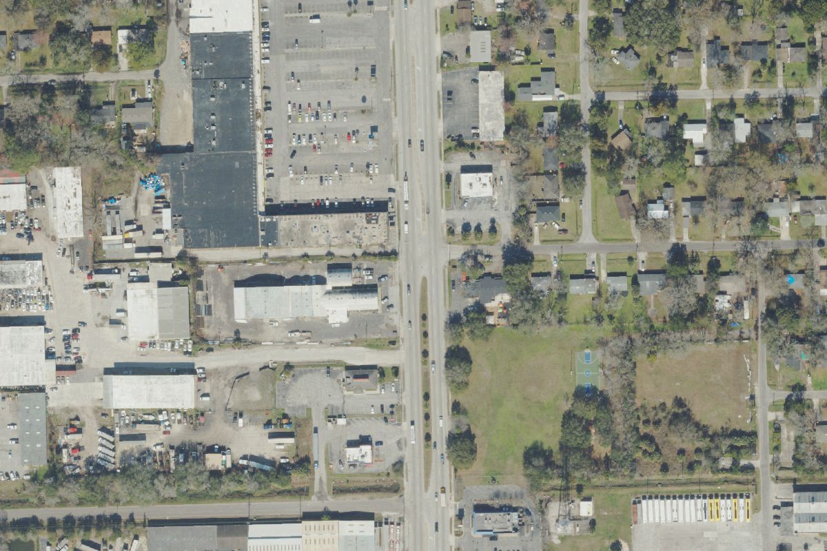Aerial photo of JDM Worldwide Auto Parts at 678 Edgewood Ave North