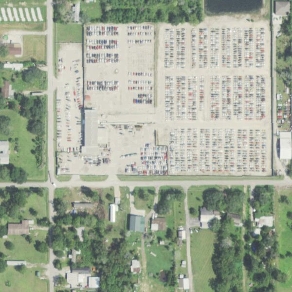 Aerial photo of BYOT Auto Parts