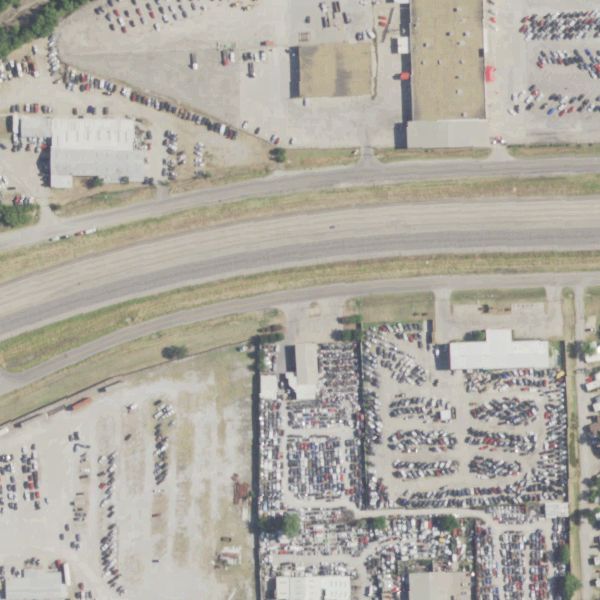 Aerial photo of Discount Auto Salvage