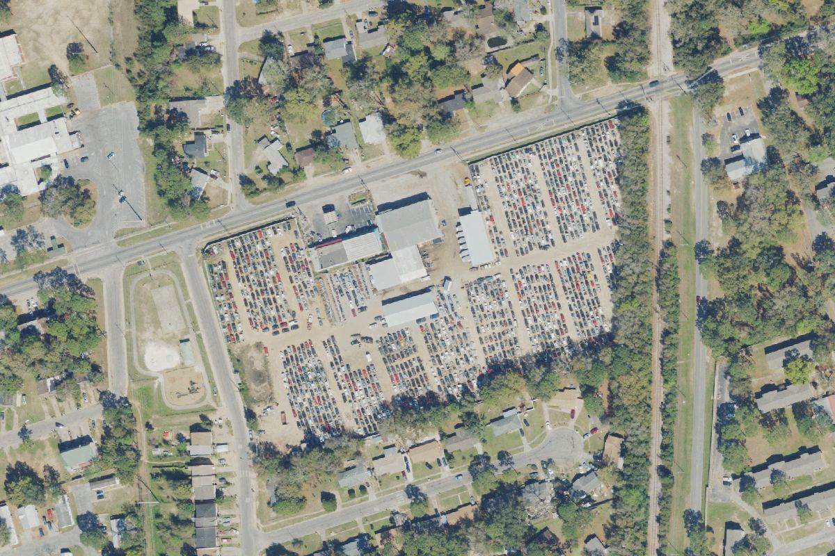 Aerial photo of Fenix Parts Pensacola