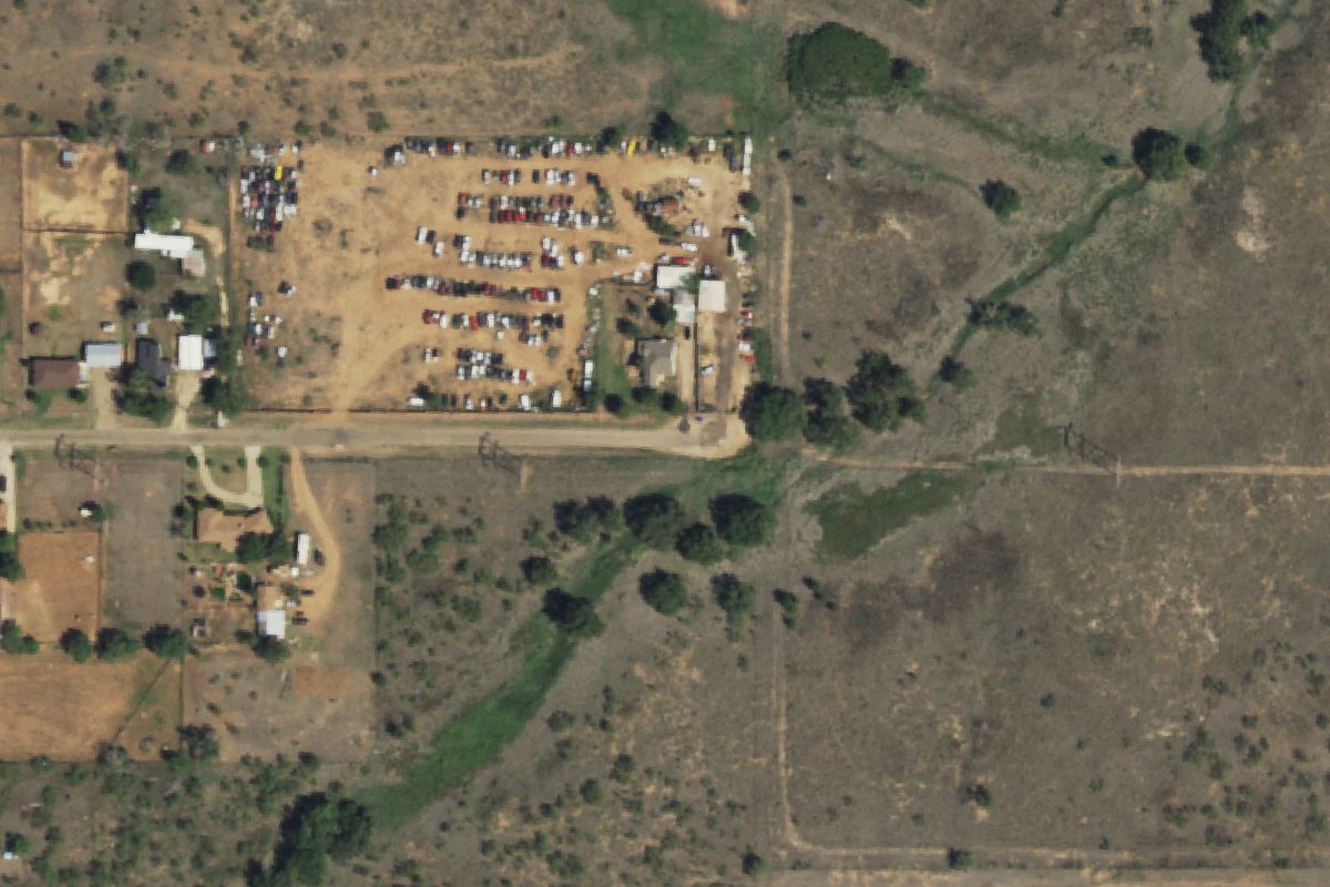 Aerial photo of Rodriguez Used Auto Parts