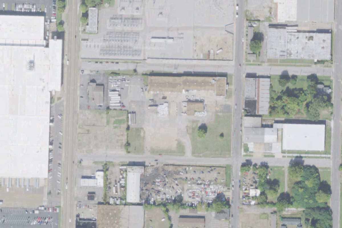 Aerial photo of The Cyberyard