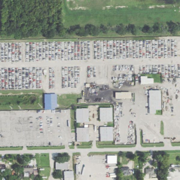 Aerial photo of Pick Your Part - Houston Northville