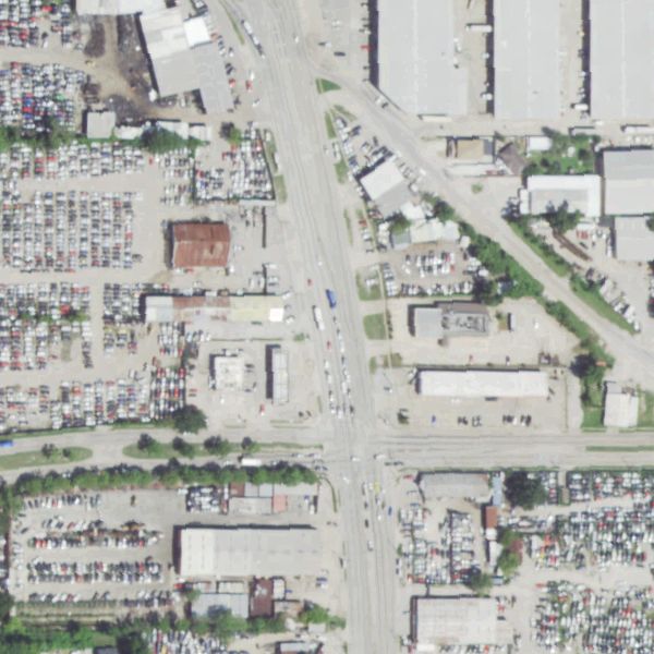 Aerial photo of North Shepherd Auto Parts