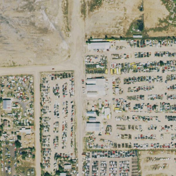 Aerial photo of Dons Sportcar and Salvage Yard