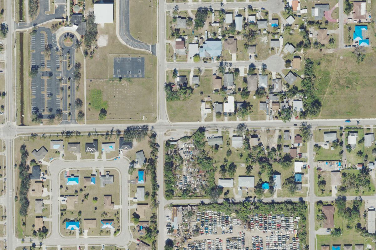 Aerial photo of Auto Parts Salvage