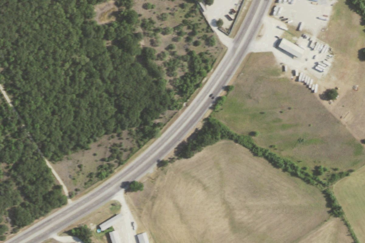 Aerial photo of Stephenville Iron and Metal at 3229 N US Highway 377