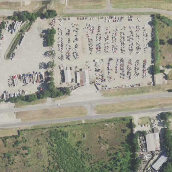 Aerial photo of Farris Auto Salvage