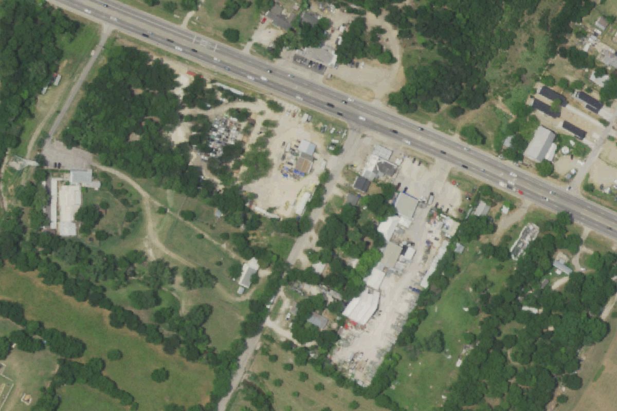 Aerial photo of Travis Pick and Pull