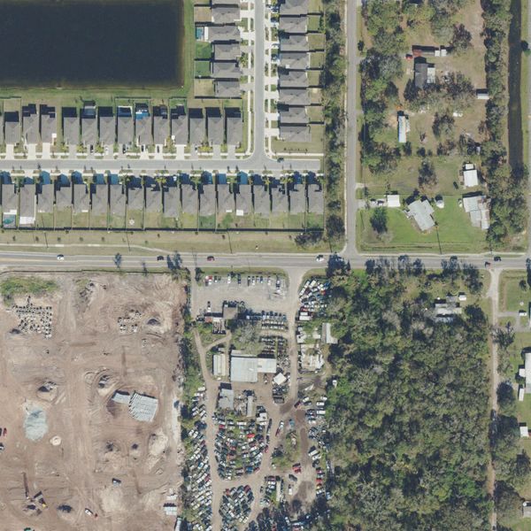 Aerial photo of Florida Dial-a-Part