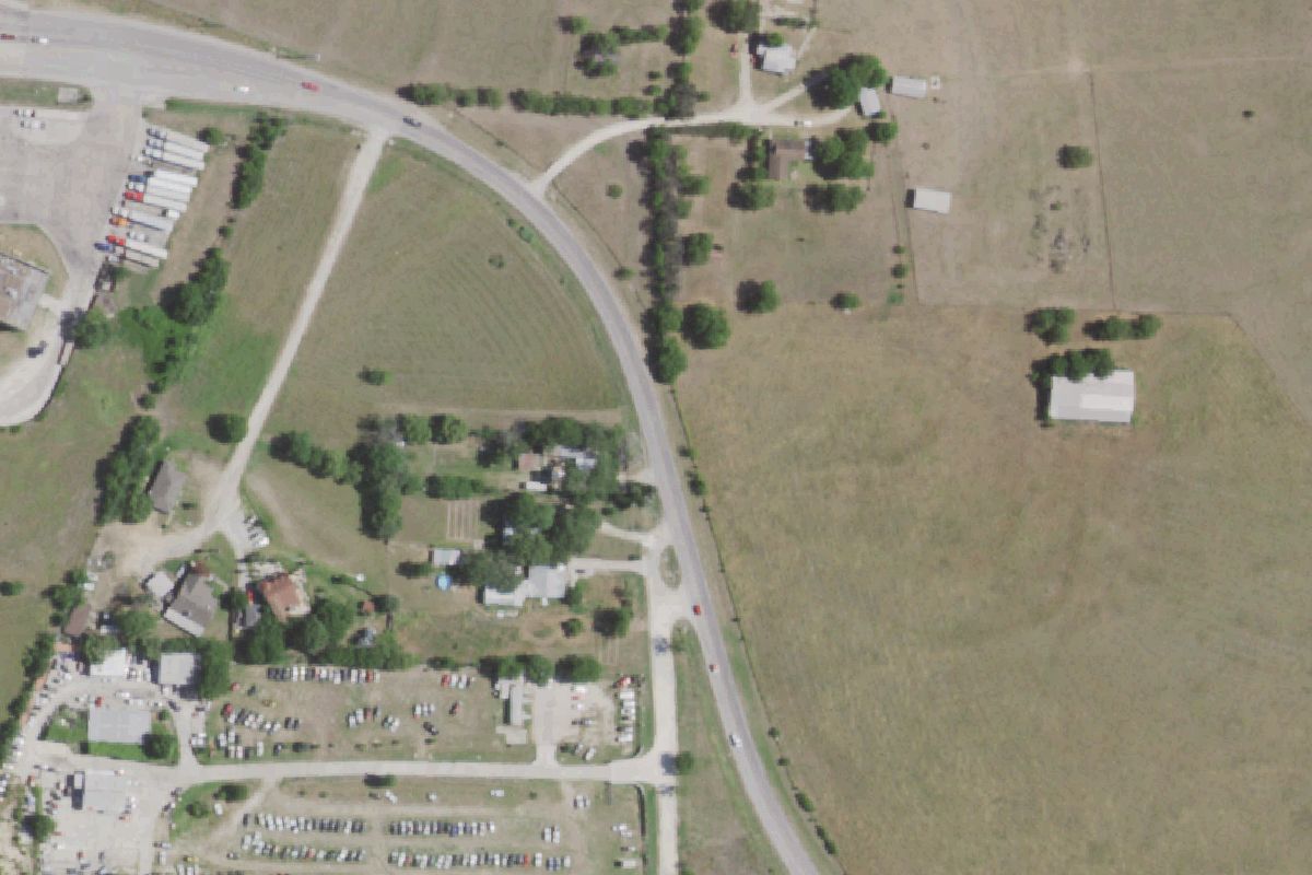 Aerial photo of Hi-Tech Auto Recycling at 350 Windy Hill Road