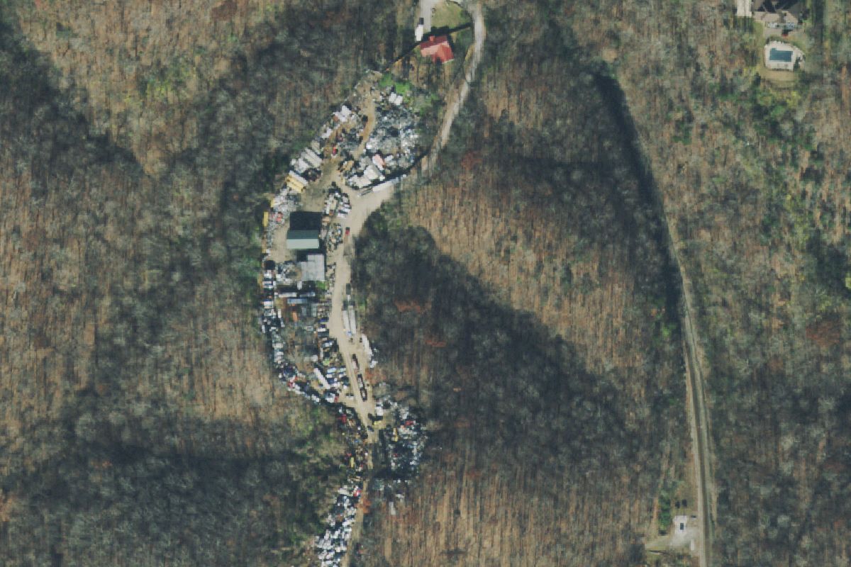 Aerial photo of Shrum Parts and Core Supply
