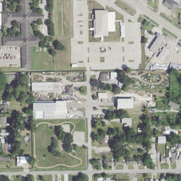 Aerial photo of Pasadena 4X4 Salvage & Repair