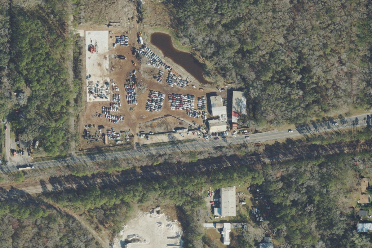 Aerial photo of A a Auto Parts at 6641 W Beaver St