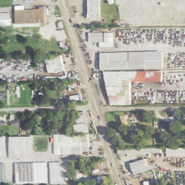 Aerial photo of Tex Mex the Truck Store