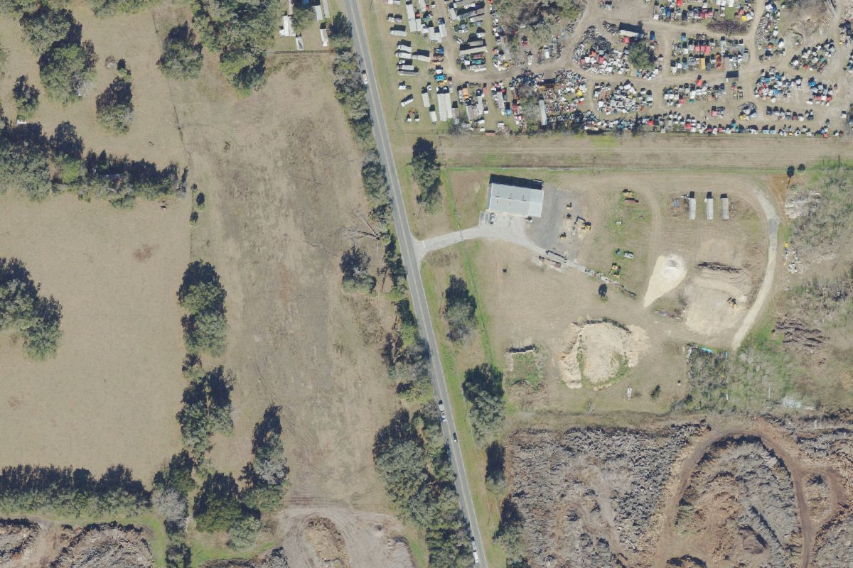 Aerial photo of Woodys Truck Sales & Parts
