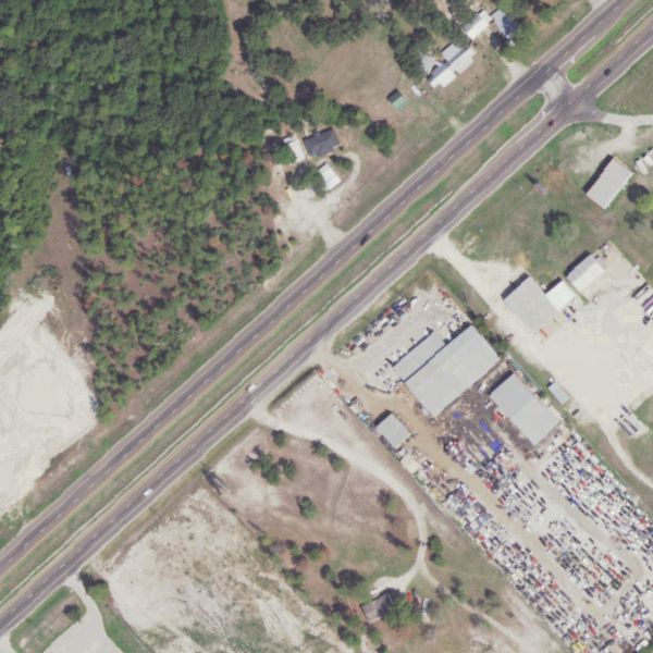 Aerial photo of Huntsville Auto Parts