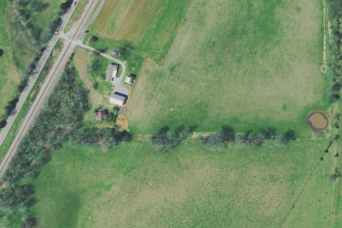 Aerial photo of DG Auto Salvage and Recycling