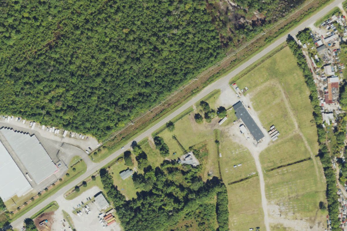 Aerial photo of Lewis Auto Parts