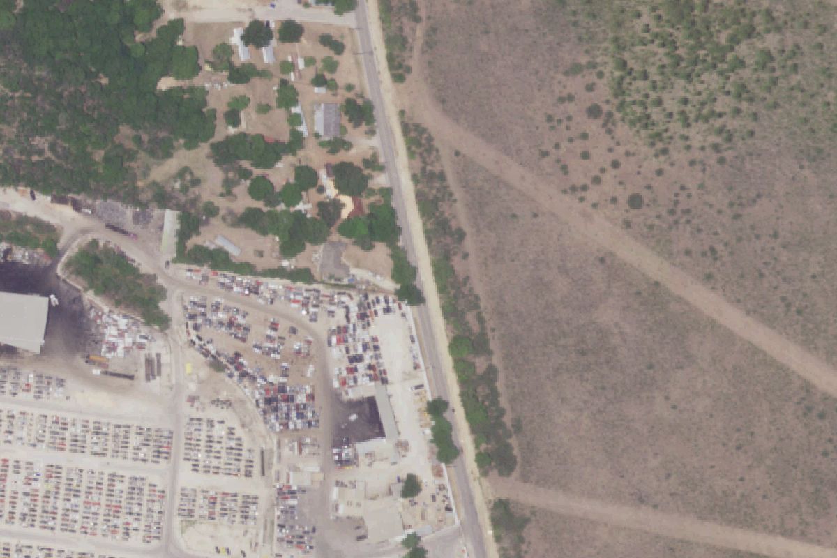 Aerial photo of Pick-N-Pull at 11795 Applewhite Road
