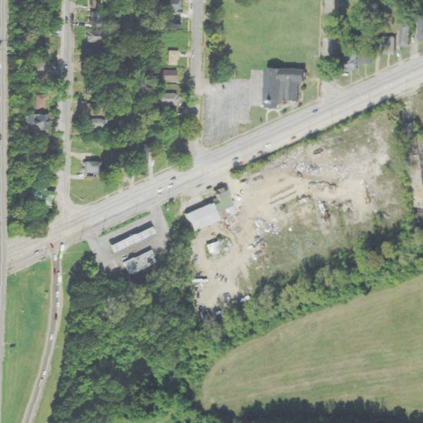 Aerial photo of Worley Recyclling