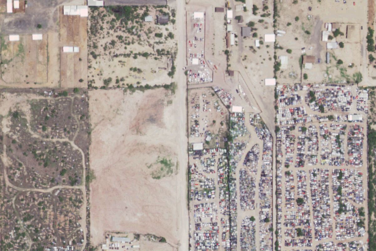 Aerial photo of Metales Reciclaje