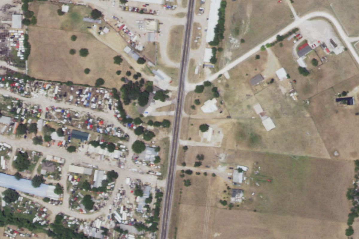 Aerial photo of J & K Truck Sales