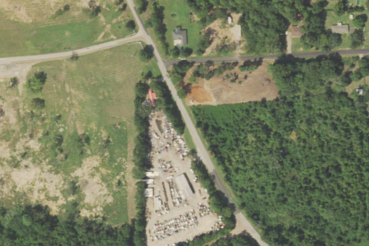 Aerial photo of C & C Truck Parts at 2567 Old Hwy 135 South