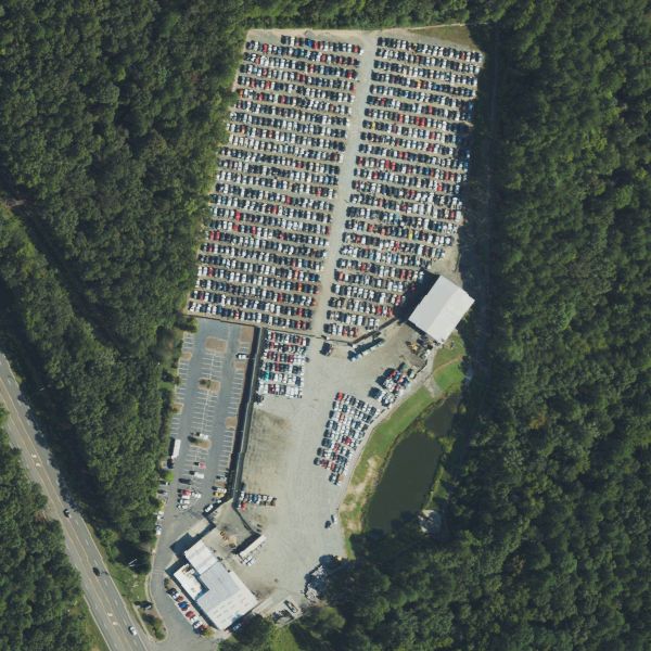 Aerial photo of Pick Your Part - Durham