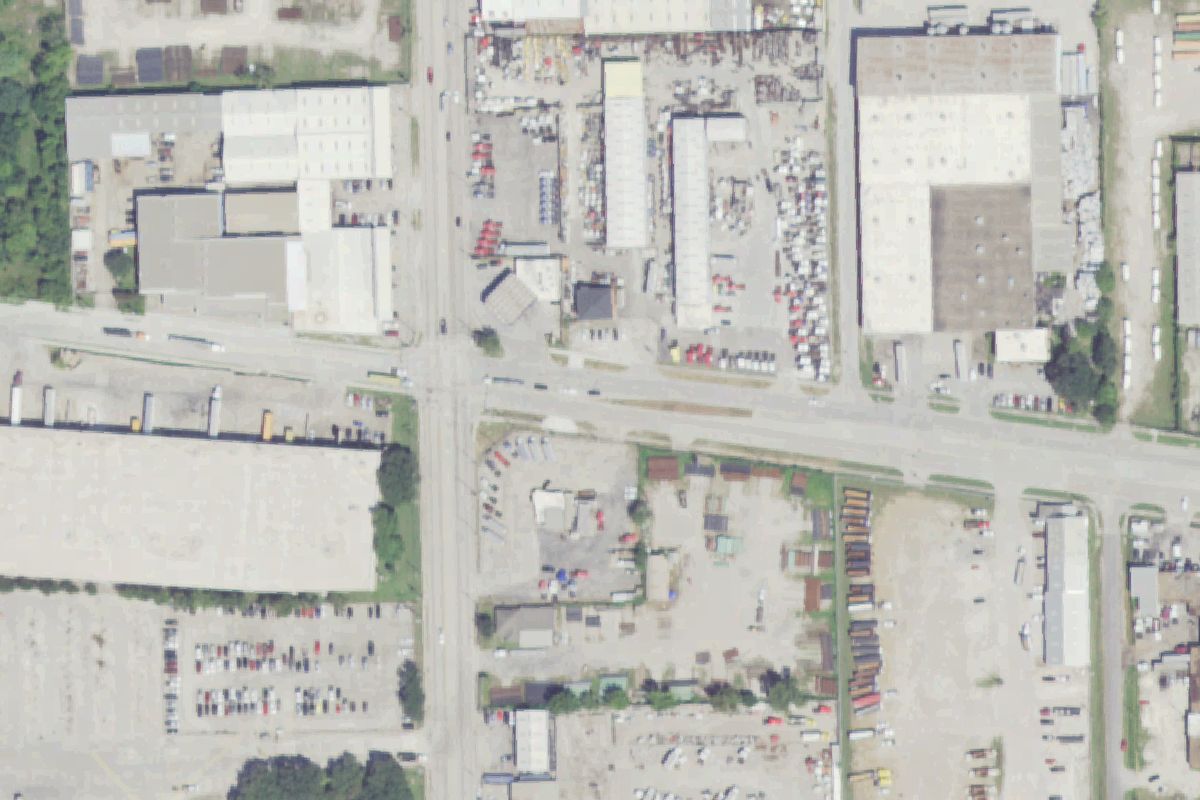 Aerial photo of Central Truck Parts Diesel