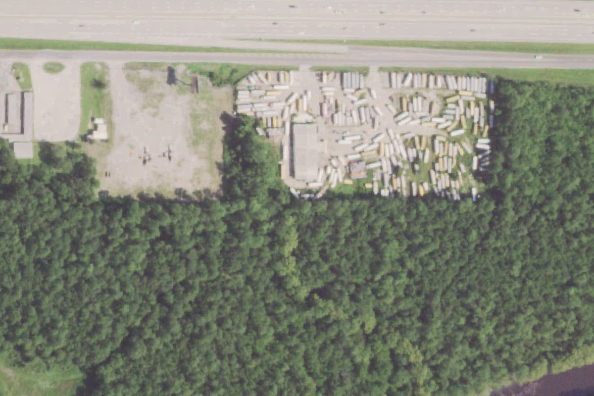 Aerial photo of I-10 Auto Parts at 24818 Interstate 10