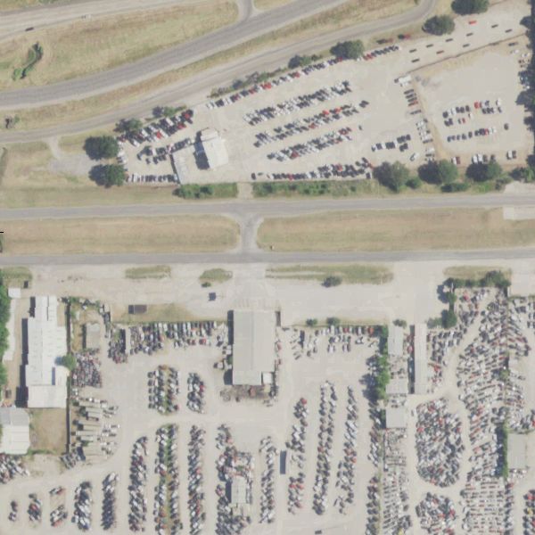 Aerial photo of Completely Chrysler Used Auto Parts