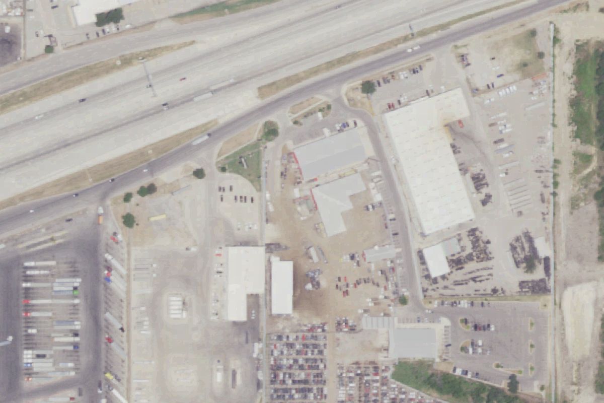 Aerial photo of San Antonio Wrench A Part at 5814 Interstate 10 East