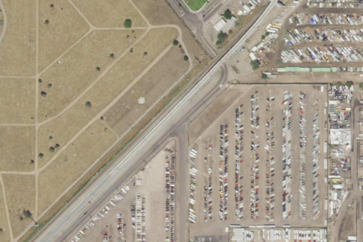Aerial photo of Sidewinder Auto Recycling