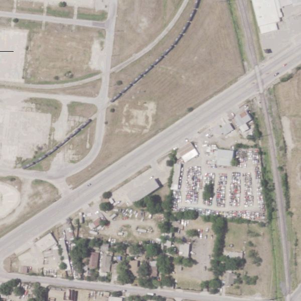 Aerial photo of A-1 Toyota Salvage