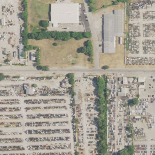 Aerial photo of Ace Auto Recycler