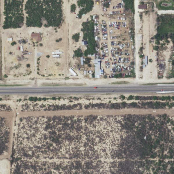 Aerial photo of Amigos Used Parts Junk Yard
