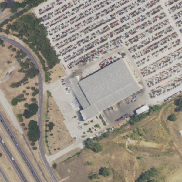 Aerial photo of LKQ North Texas - Burelson