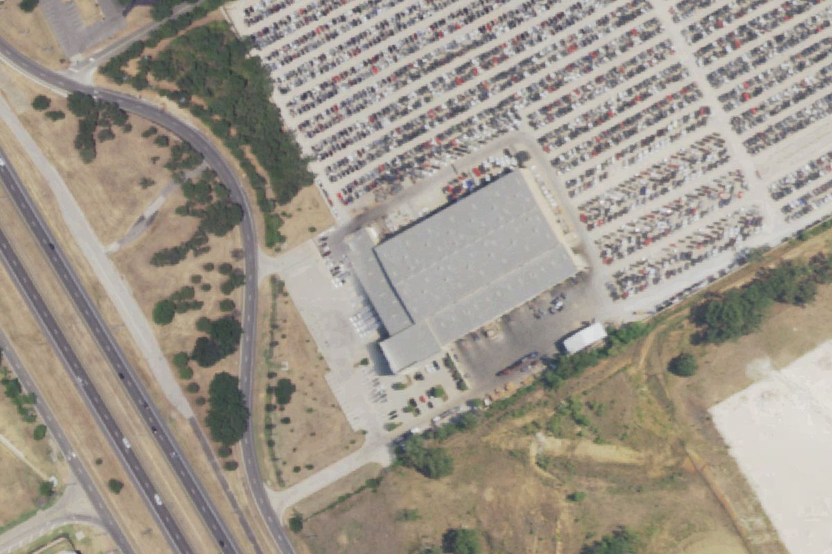 Aerial photo of LKQ North Texas - Burelson at 2955 S Burleson Blvd