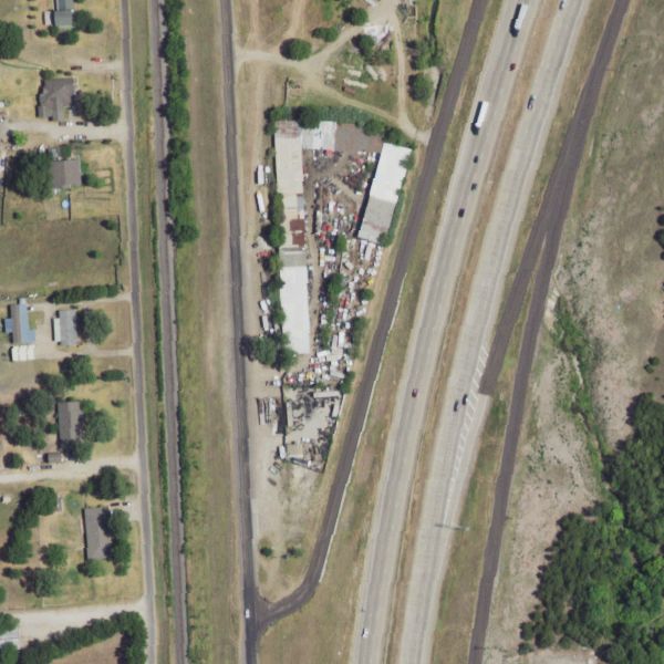 Aerial photo of De Leon Truck Parts