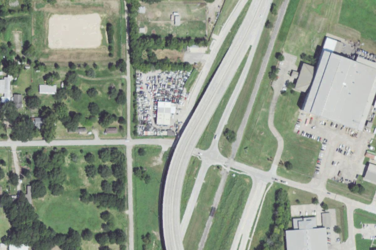 Aerial photo of Tri County Auto Salvage