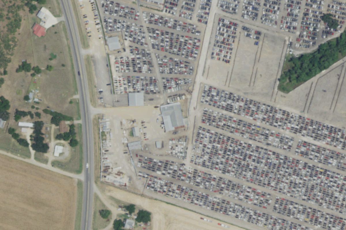 Aerial photo of Late Model Wrench A Part at 24759 State Hwy 95