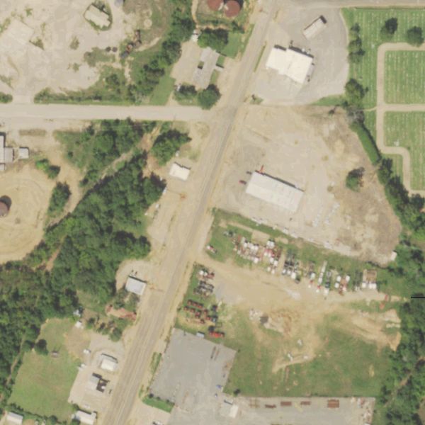 Aerial photo of C&C Truck Parts