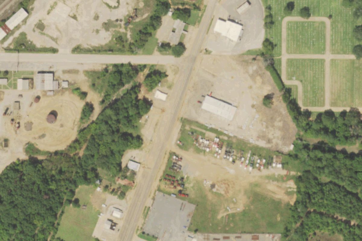 Aerial photo of C&C Truck Parts at 2567 Old Hwy I-35 S