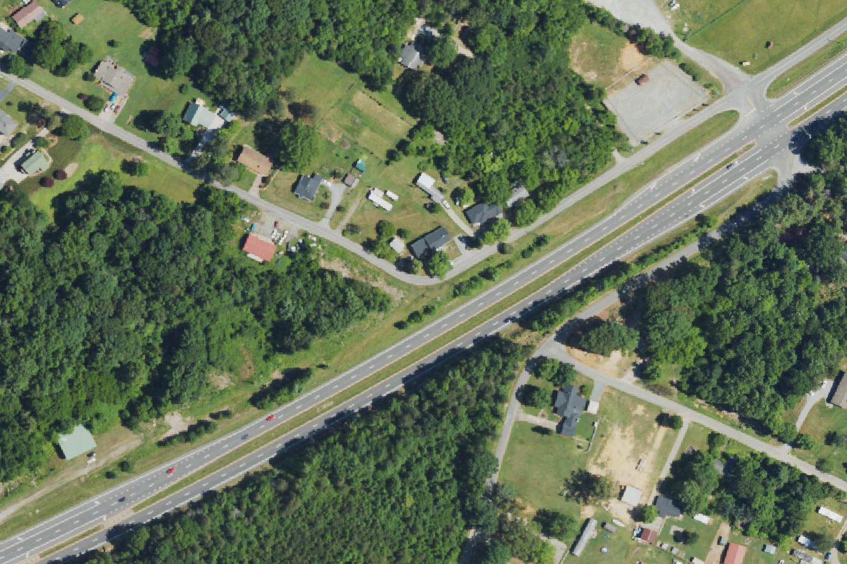 Aerial photo of Amk Auto Parts Sales & Service at 425 John Ward Rd