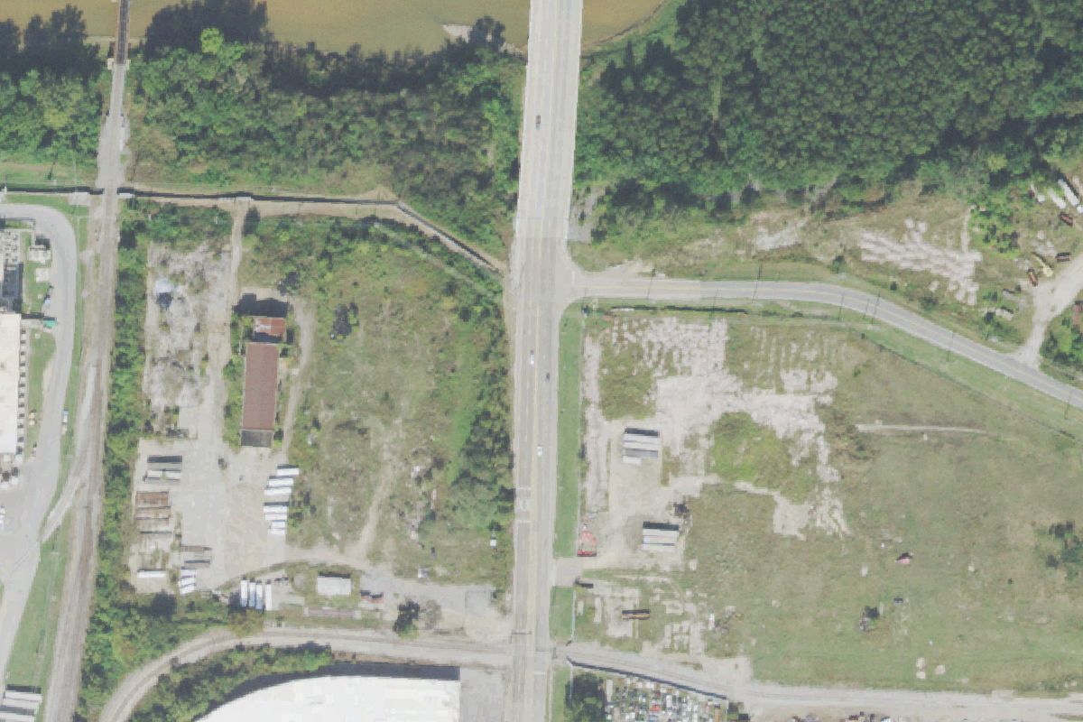 Aerial photo of Worley Brothers Iron Scrap and Metal